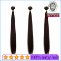 Human Virgin Hair Black Color Straight 18inch V Tip Human Hair Extension Remy Hair